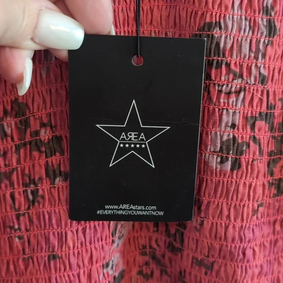 Revolve Area Stars Priya Floral Smocked Mini Dress - Picture 7 of 9